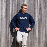 Felpa con logo parola GCN - Navy